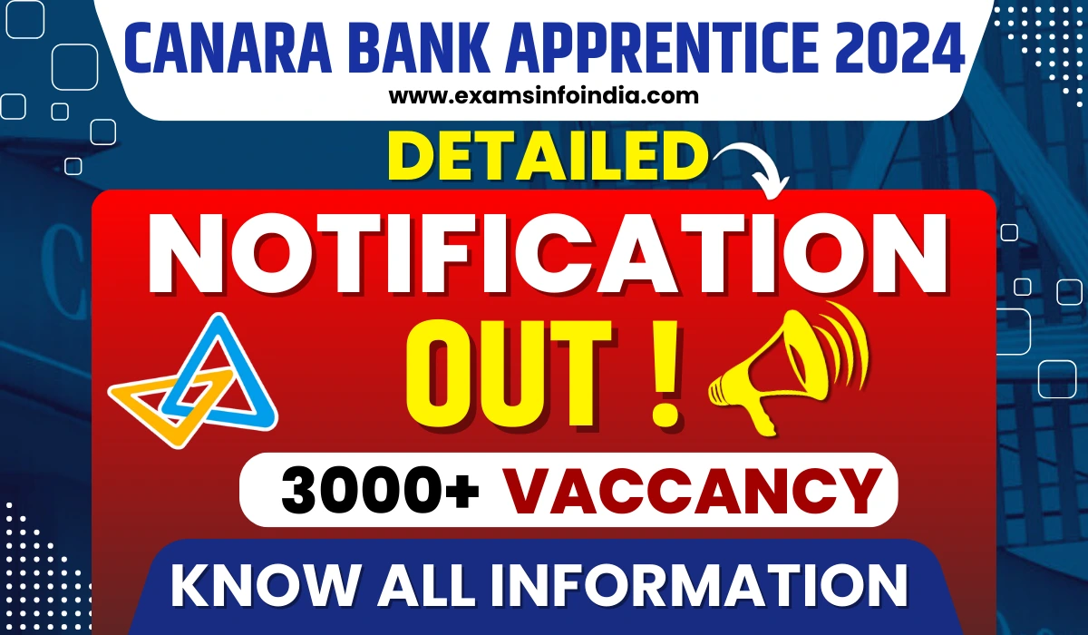 Canara Bank Apprentice 2024