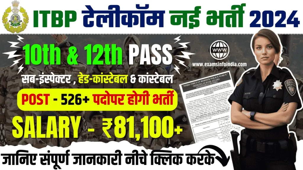 ITBP Telecom Recruitment 2024