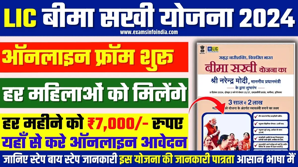 LIC Bima Sakhi Yojna 2024