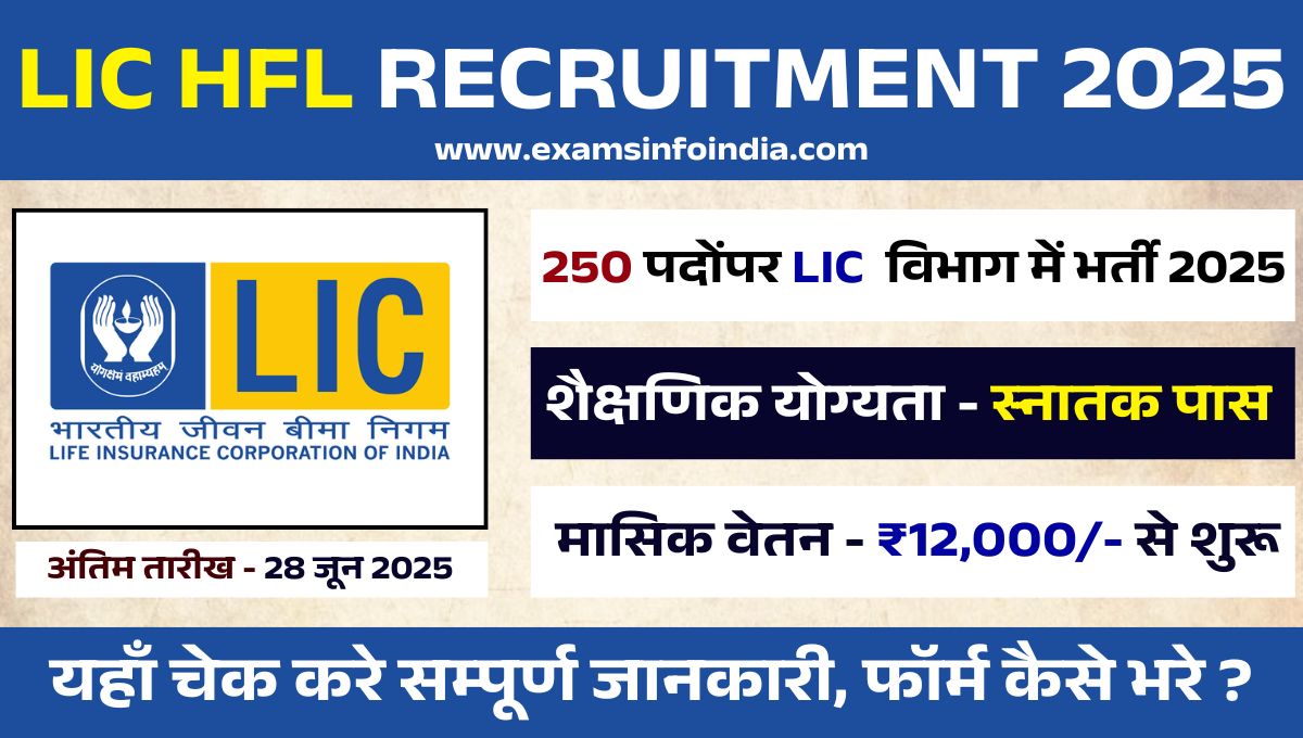 LIC HFL Apprentice Recruitment 2025