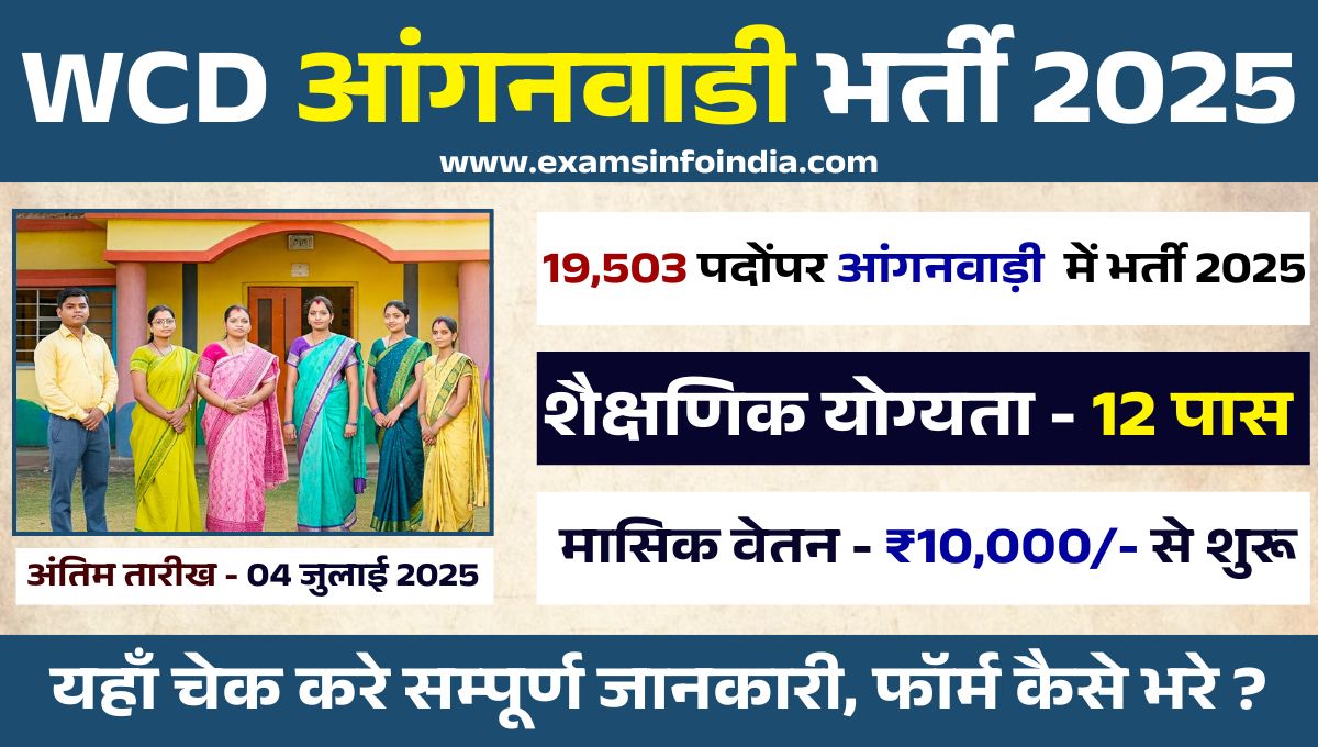 WCD MP Anganwadi Recruitment 2025