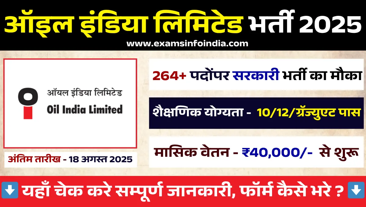 Oil India Limited Recruitment 2025