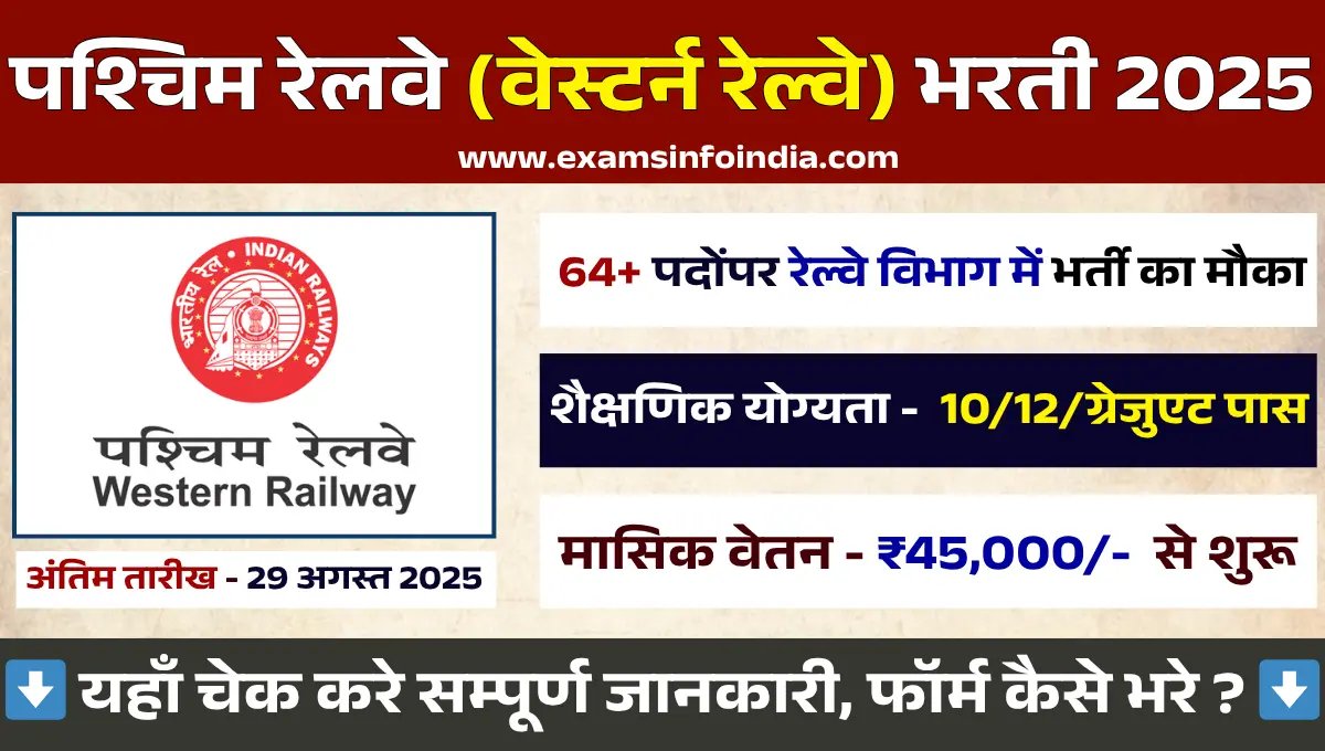 Western Railway Sports Quota Recruitment 2025