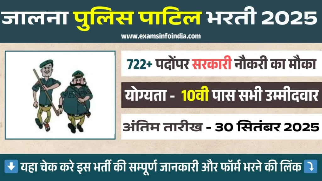 Jalna Police Patil Bharti 2025
