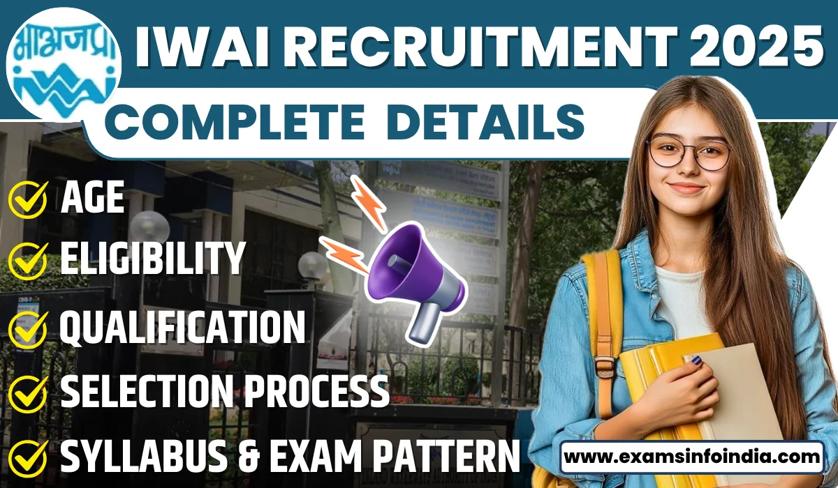 IWAI Recruitment 2025
