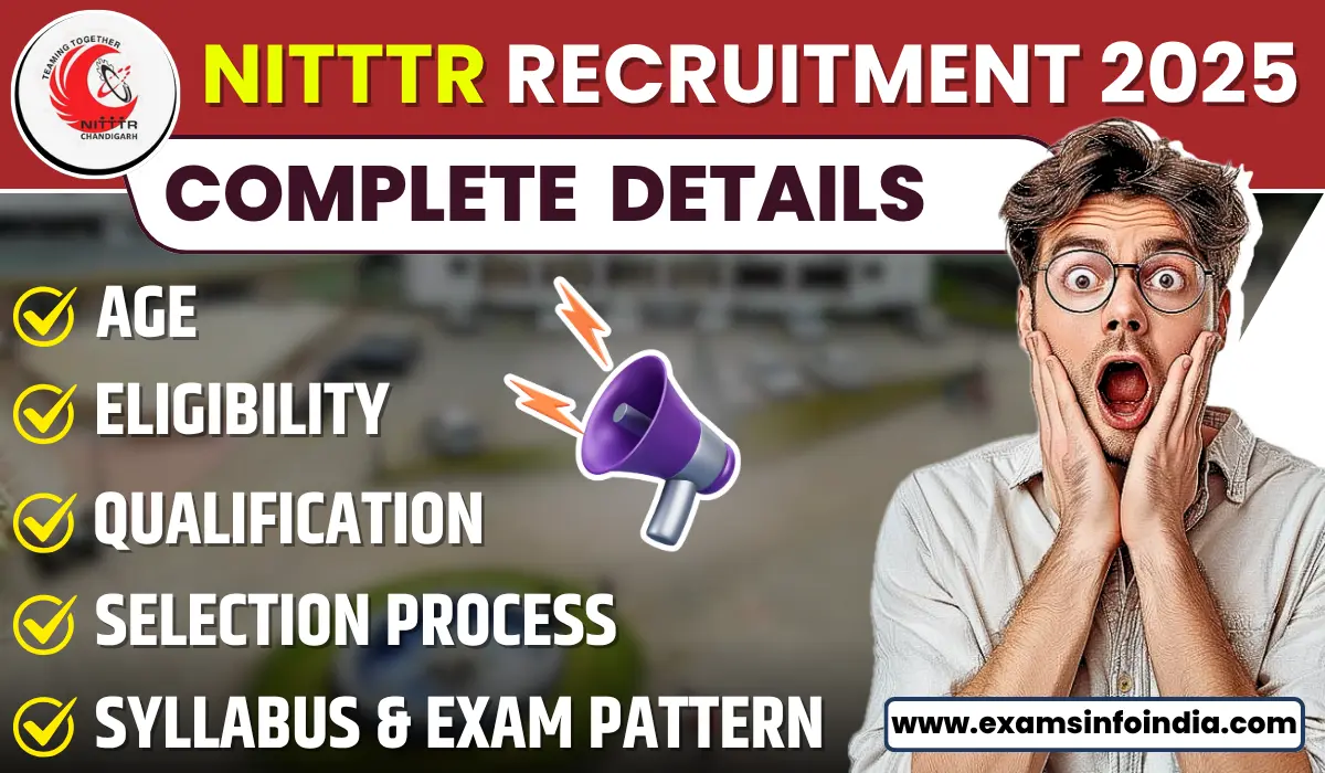 NITTTR Recruitment 2025