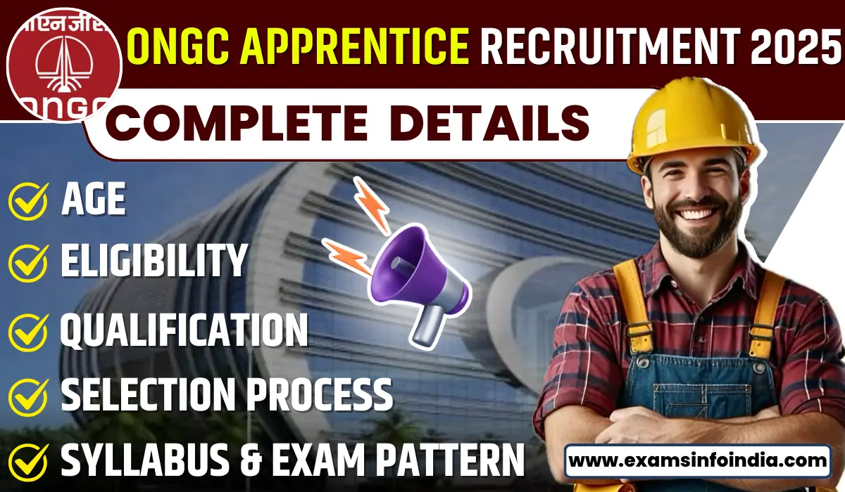 ONGC Apprentice Recruitment 2025