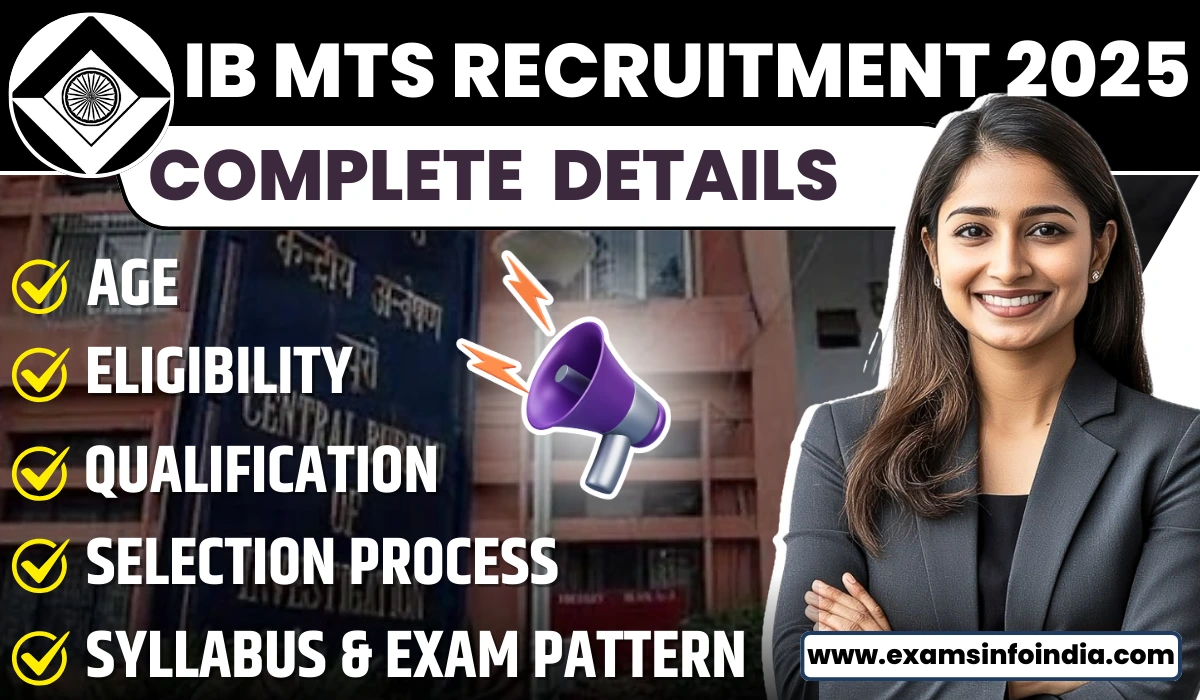 IB MTS Recruitment 2025