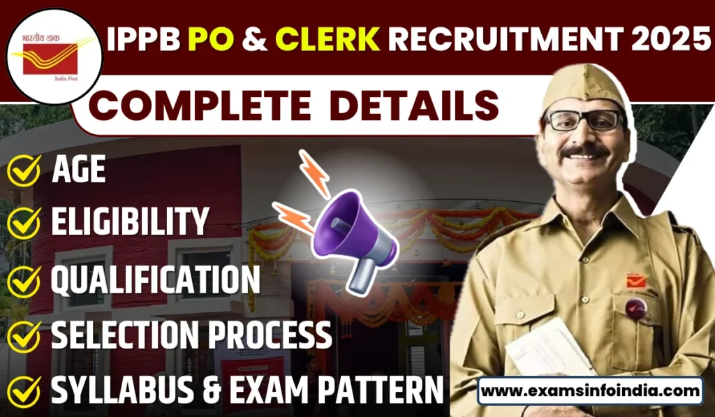 IPPB AM and JA Recruitment 2025