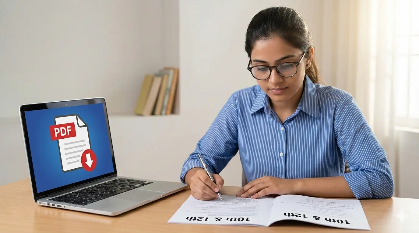 Download 10th & 12th board question papers