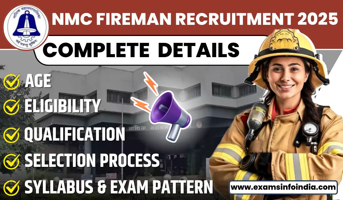 Nashik Fire Department Recruitment 2025