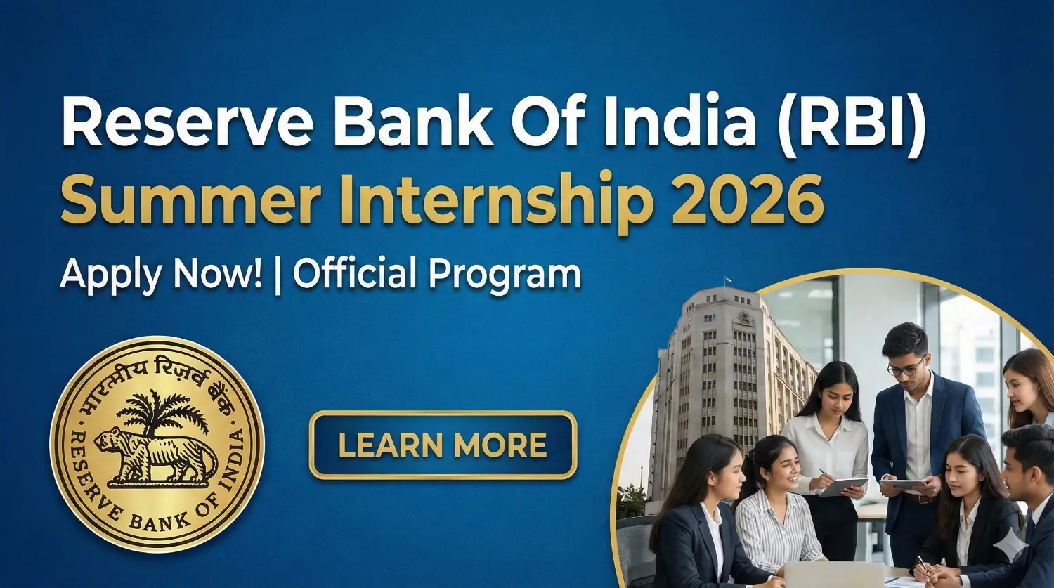RBI Summer Internship 2026