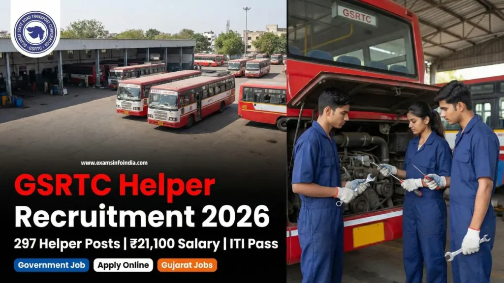 GSRTC Helper Recruitment 2026