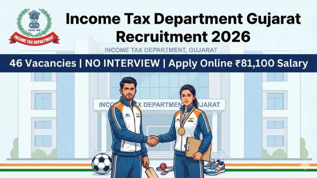 Income Tax Department Gujarat Recruitment 2026