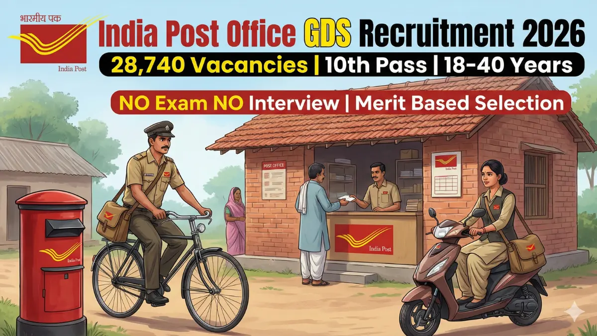 India Post Office GDS Recruitment 2026