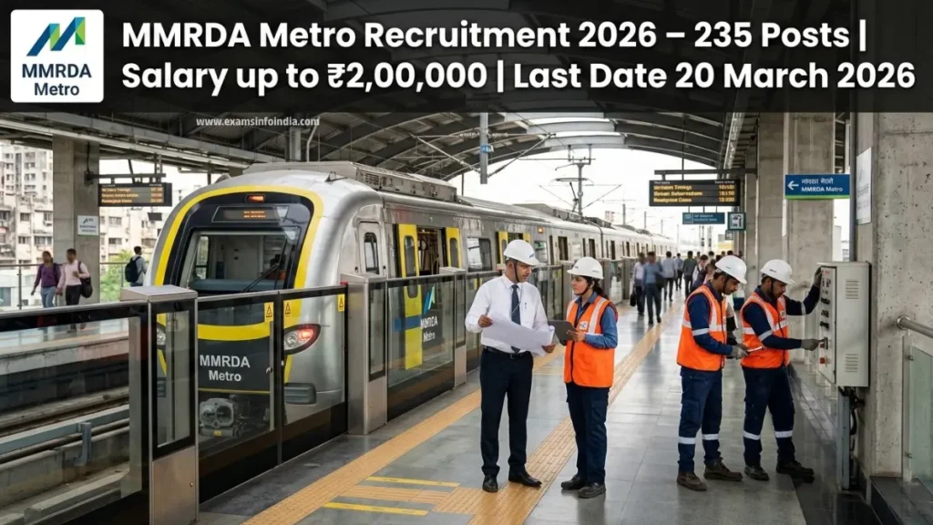 MMRDA Metro Recruitment 2026