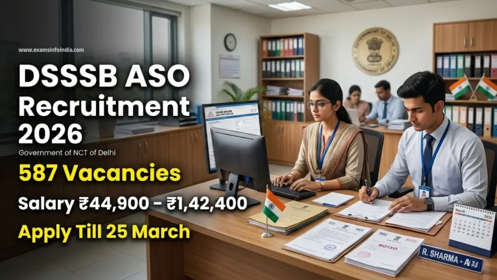 DSSSB ASO Recruitment 2026