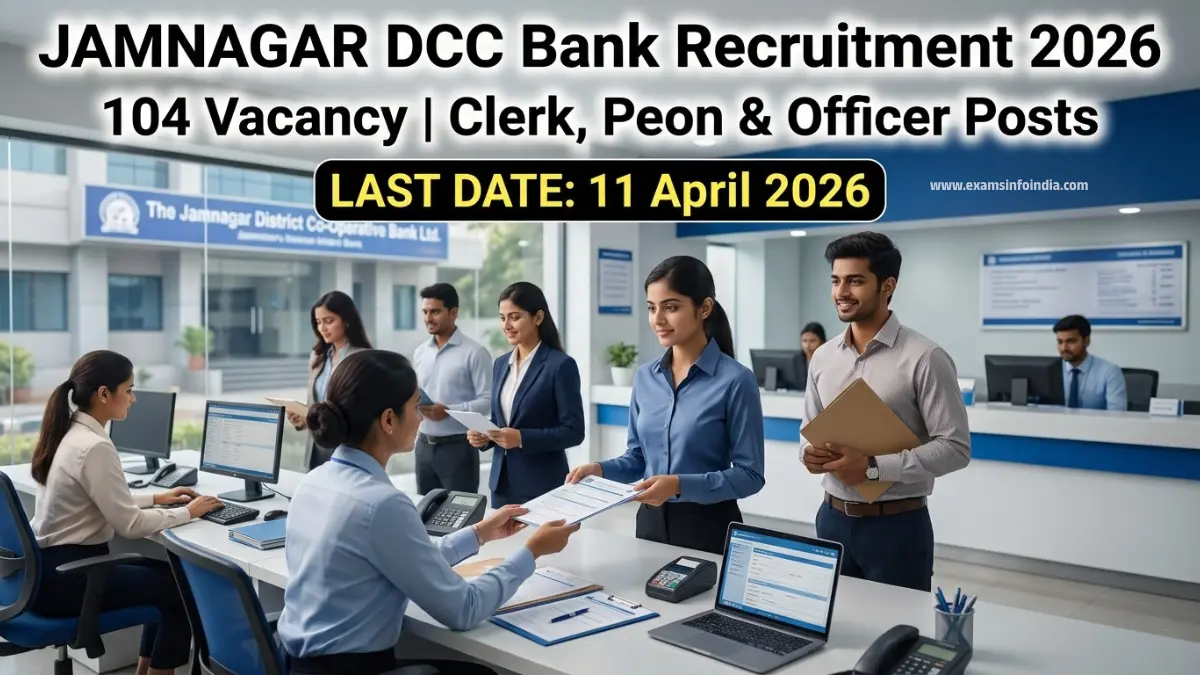 Jamnagar DCC Bank Recruitment 2026