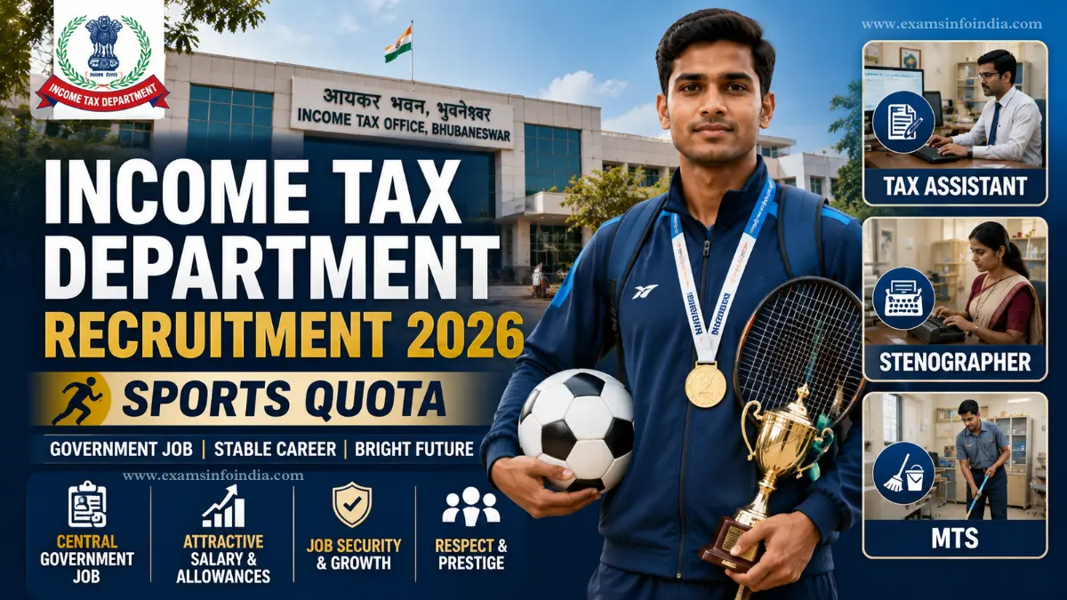 Income Tax Department Recruitment 2026