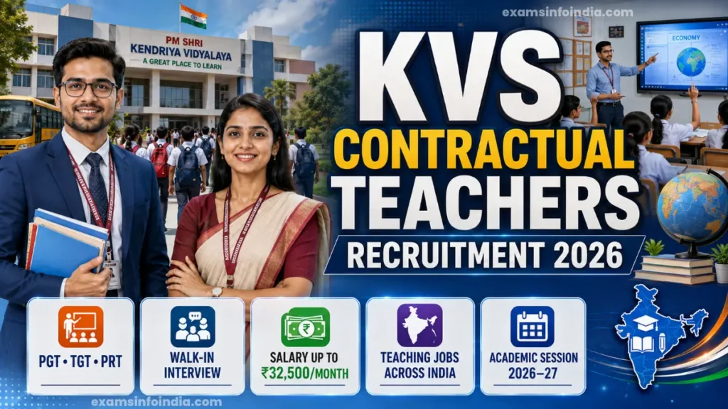 KVS Contractual Teachers Recruitment 2026