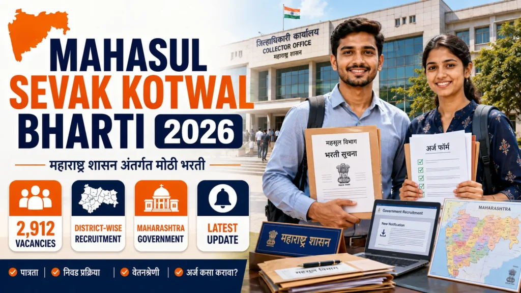 Maharashtra Mahasul Sevak Kotwal Bharti 2026