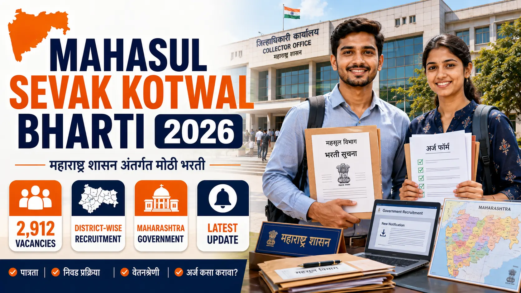 Maharashtra Mahasul Sevak Kotwal Bharti 2026