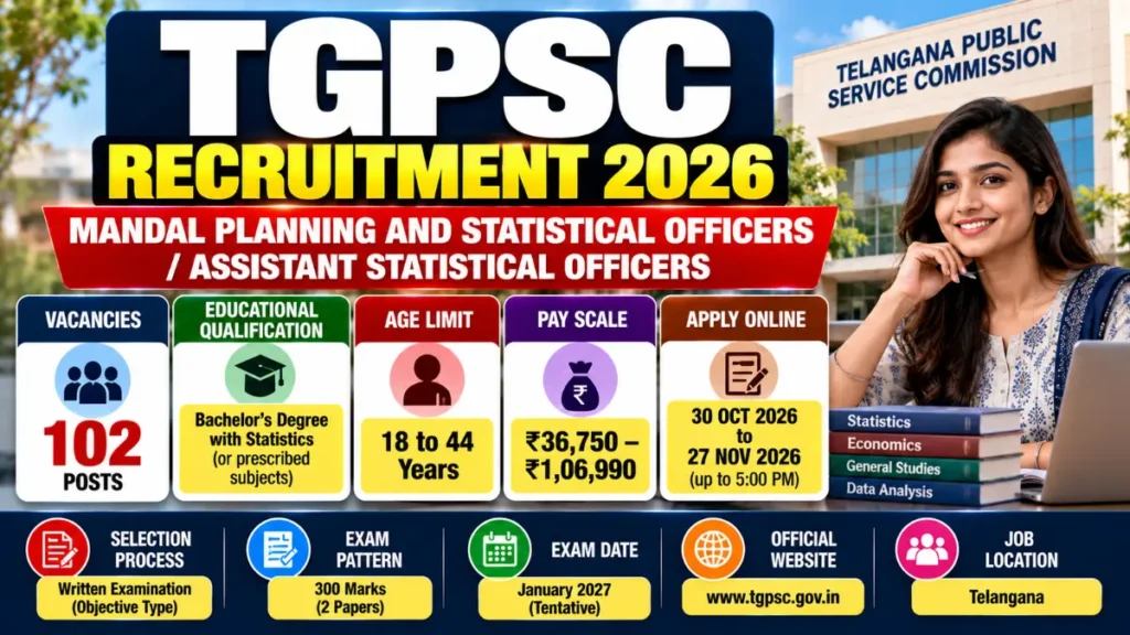 TGPSC MPSO/ ASO Recruitment 2026